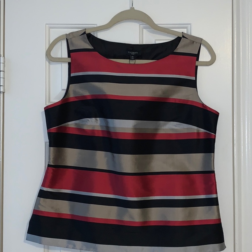 Talbots silk tunic size 10p